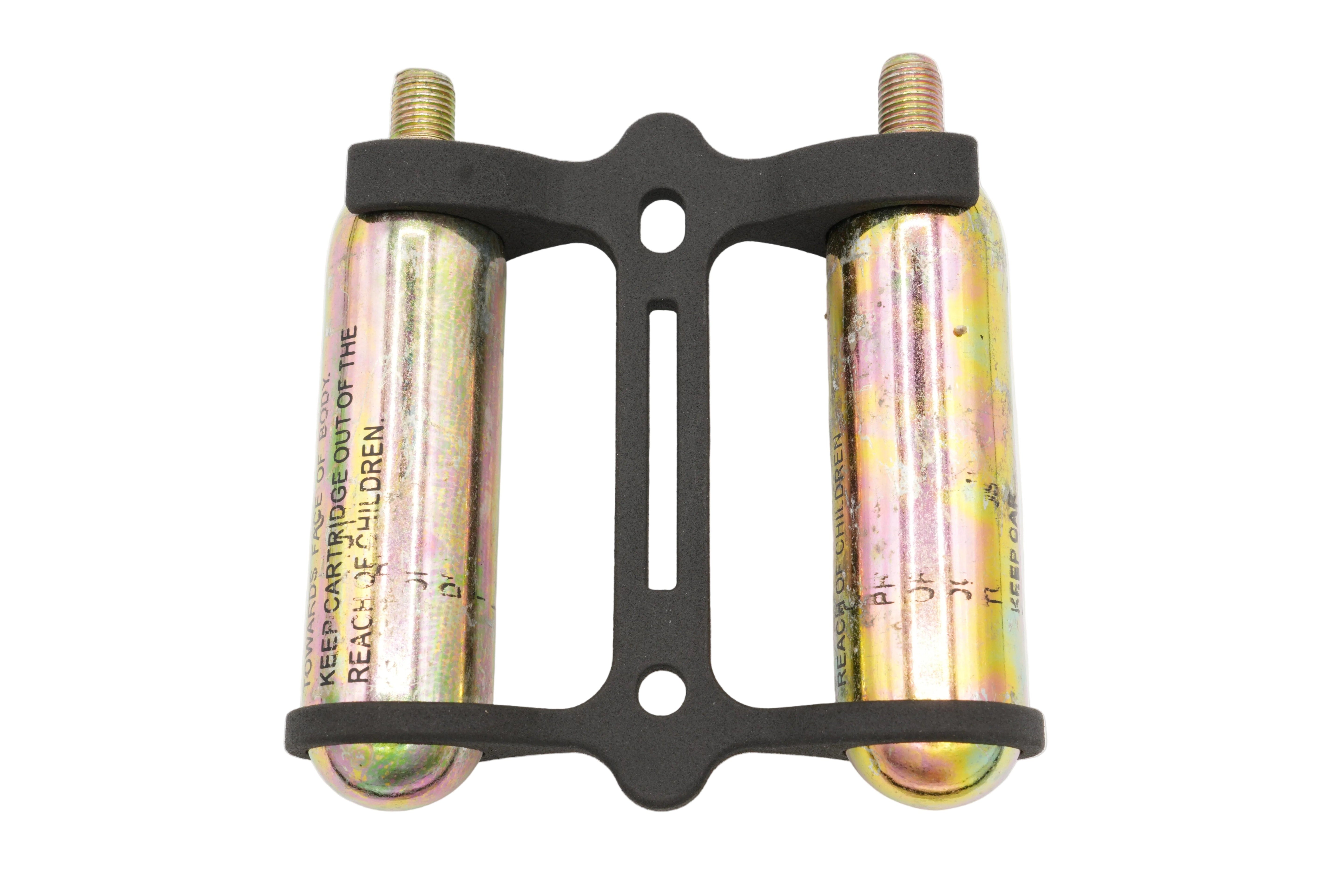 Bottle Cage Mount for Dual 25 Gram co2 cartridge