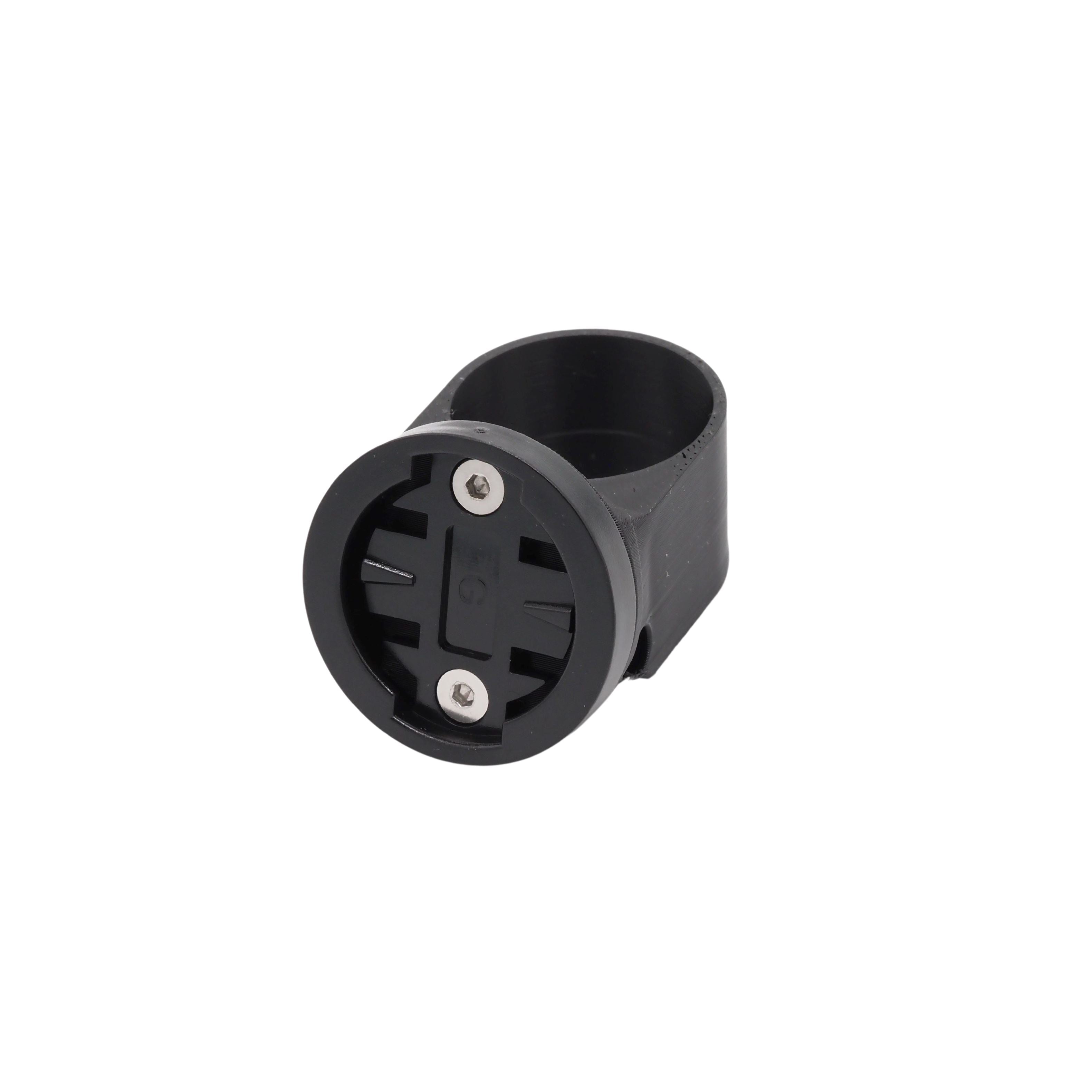 Round 27.2mm seatpost mount with Garmin quarter-turn fitting for Varia, Bryton Gardia and Magicshine SEEMEE rear lights