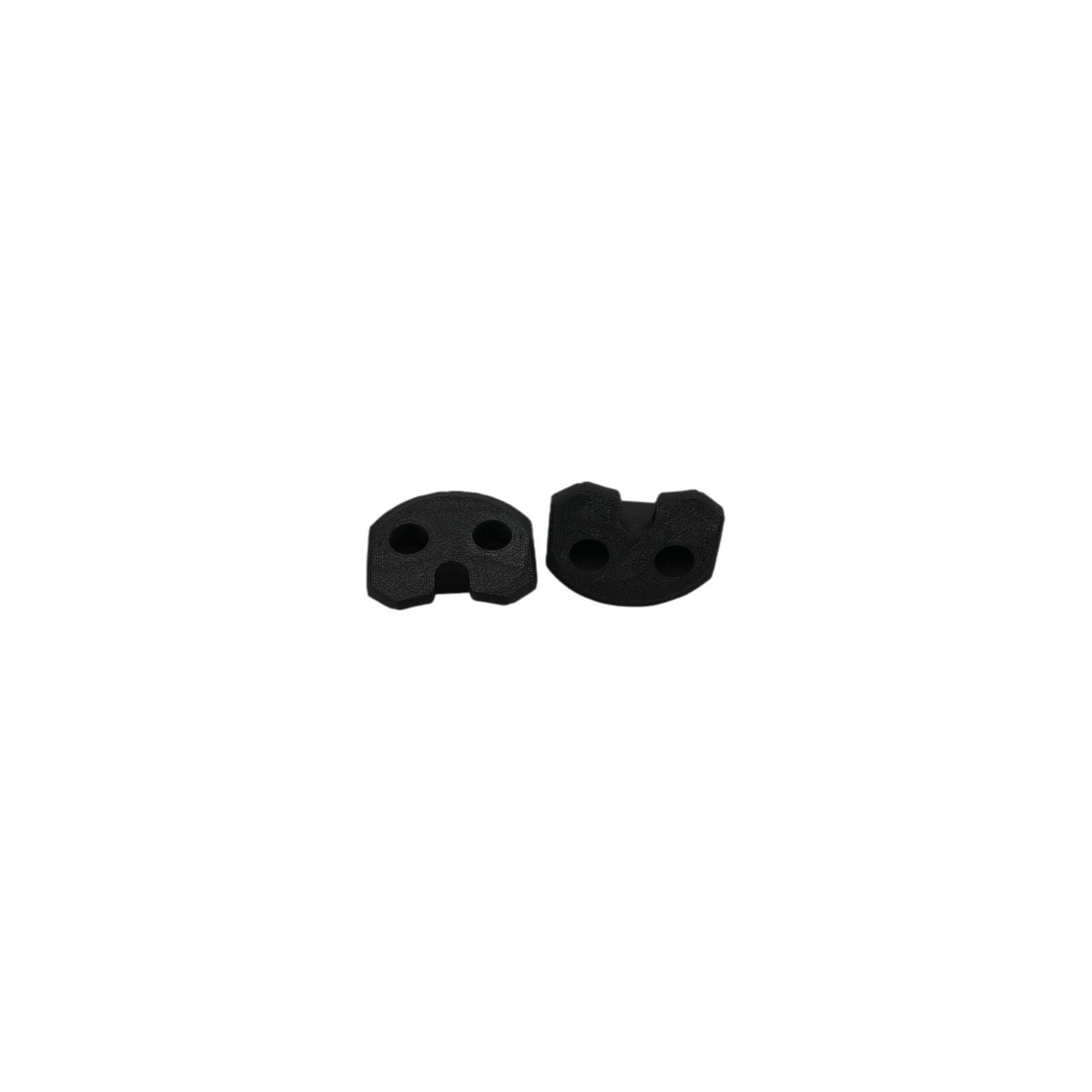 Black 3D printed wall mounted shoe holder for cycling shoes, fits Shimano SPD, Look Keo and Speedplay cleats